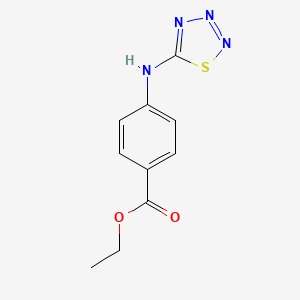 Ethyl 4-((1,2,3,4-thiatriazol-5-yl)amino)benzoate