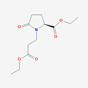 (S)-Ethyl 1-(3-ethoxy-3-oxopropyl)-5-oxopyrrolidine-2-carboxylate