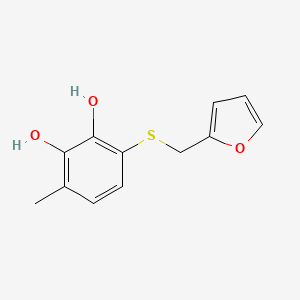 3-{[(Furan-2-yl)methyl]sulfanyl}-6-methylbenzene-1,2-diol