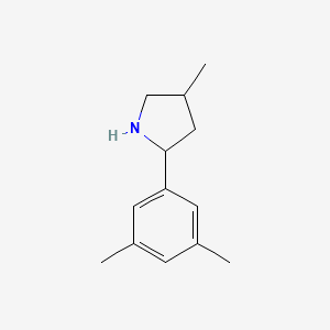 2-(3,5-Dimethylphenyl)-4-methylpyrrolidine