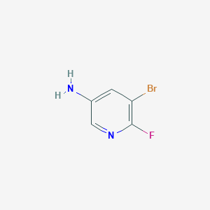 molecular formula C5H4BrFN2 B1289370 5-Bromo-6-fluoropyridin-3-amine CAS No. 209328-99-4