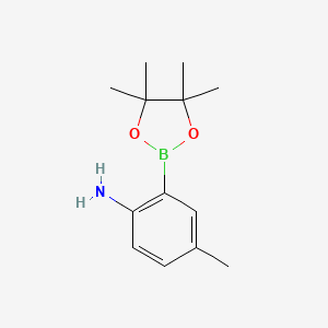 4-Methyl-2-(4,4,5,5-tetramethyl-1,3,2-dioxaborolan-2-yl)aniline
