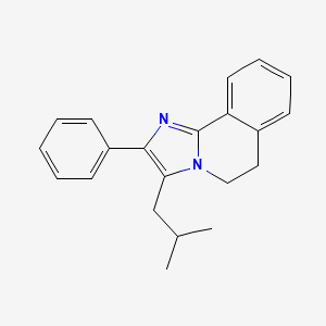 3-(2-Methylpropyl)-2-phenyl-5,6-dihydroimidazo[2,1-a]isoquinoline