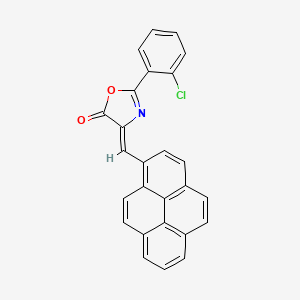 2-(2-Chlorophenyl)-4-(pyren-1-ylmethylene)oxazol-5(4H)-one