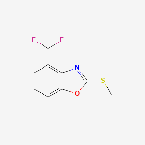 4-(Difluoromethyl)-2-(methylthio)benzo[d]oxazole