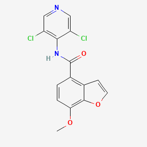 N-(3,5-Dichloropyridin-4-yl)-7-methoxy-1-benzofuran-4-carboxamide