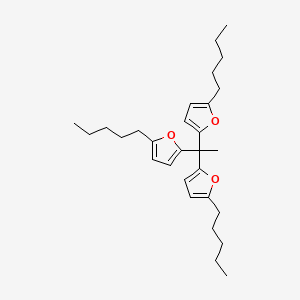 2,2',2''-(Ethane-1,1,1-triyl)tris(5-pentylfuran)