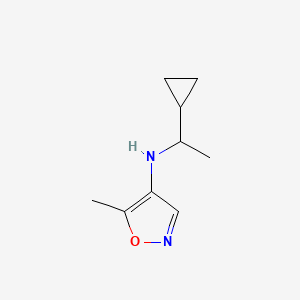 N-(1-Cyclopropylethyl)-5-methylisoxazol-4-amine