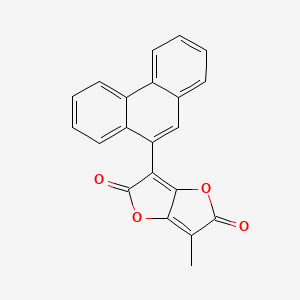 3-Methyl-6-(phenanthren-9-yl)furo[3,2-b]furan-2,5-dione