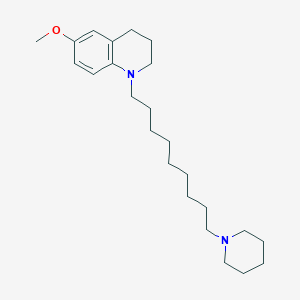 6-Methoxy-1-[9-(piperidin-1-yl)nonyl]-1,2,3,4-tetrahydroquinoline