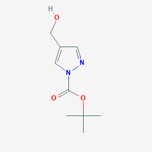 molecular formula C9H14N2O3 B1289401 1-Boc-4-(hydroxymethyl)pyrazole CAS No. 199003-22-0