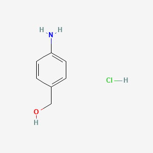 molecular formula C7H10ClNO B1289407 (4-氨基苯基)-甲醇盐酸盐 CAS No. 170926-25-7