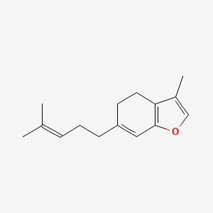 3-Methyl-6-(4-methylpent-3-en-1-yl)-4,5-dihydro-1-benzofuran