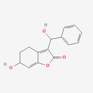 6-Hydroxy-3-(hydroxy(phenyl)methyl)-5,6-dihydrobenzofuran-2(4H)-one