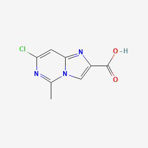 7-Chloro-5-methylimidazo[1,2-c]pyrimidine-2-carboxylic acid