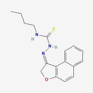 N-Butyl-2-(naphtho[2,1-b]furan-1(2H)-ylidene)hydrazinecarbothioamide