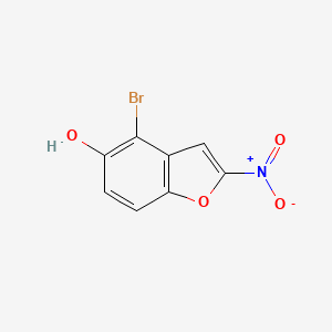 4-Bromo-2-nitro-1-benzofuran-5-ol