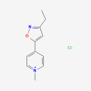 1-Methyl-4-(3-ethyl-5-isoxazolyl)-pyridinium chloride