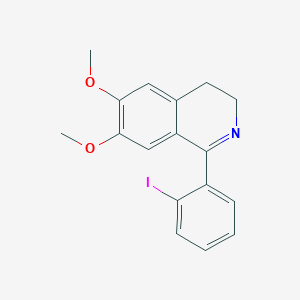 1-(2-Iodophenyl)-6,7-dimethoxy-3,4-dihydroisoquinoline