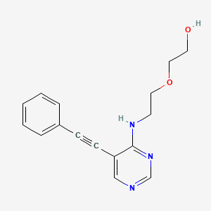 Ethanol, 2-[2-[[5-(phenylethynyl)-4-pyrimidinyl]amino]ethoxy]-