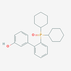 Dicyclohexyl(3'-hydroxy-[1,1'-biphenyl]-2-yl)phosphine oxide