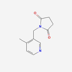 2,5-Pyrrolidinedione, 1-[(4-methyl-3-pyridinyl)methyl]-