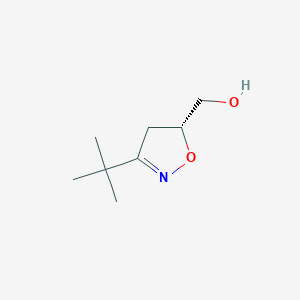 [(5R)-3-tert-butyl-4,5-dihydro-1,2-oxazol-5-yl]methanol