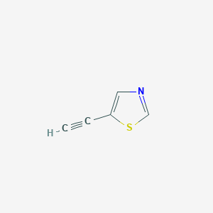 molecular formula C5H3NS B1289425 5-Ethynyl-1,3-thiazole CAS No. 872122-41-3