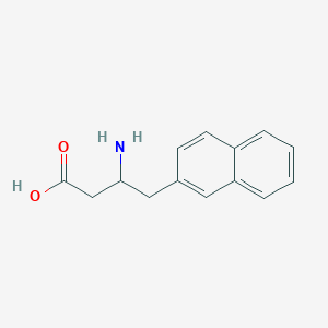 molecular formula C14H15NO2 B1289426 3-Amino-4-(2-naphthyl)butyric acid CAS No. 544455-87-0