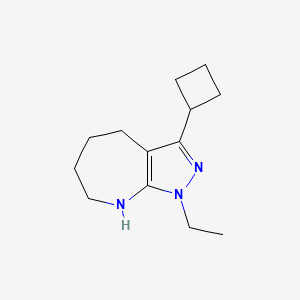 3-Cyclobutyl-1-ethyl-1,4,5,6,7,8-hexahydropyrazolo[3,4-b]azepine