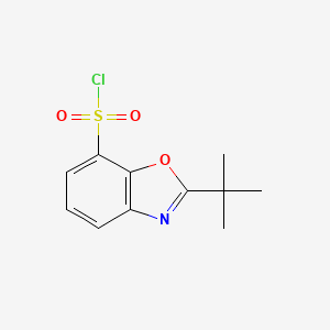 2-tert-Butyl-1,3-benzoxazole-7-sulfonyl chloride