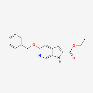 Ethyl 5-(benzyloxy)-1H-pyrrolo[2,3-C]pyridine-2-carboxylate