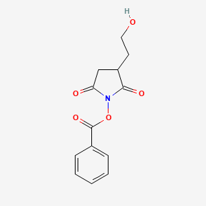 3-(2-Hydroxyethyl)-2,5-dioxopyrrolidin-1-yl benzoate