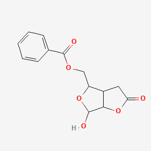 (6-Hydroxy-2-oxohexahydrofuro[3,4-b]furan-4-yl)methyl benzoate