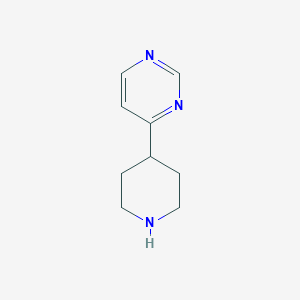 molecular formula C9H13N3 B1289431 4-(Piperidin-4-yl)pyrimidine CAS No. 954220-47-4