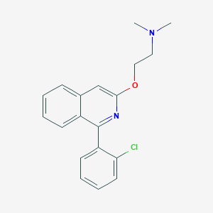 2-{[1-(2-Chlorophenyl)isoquinolin-3-yl]oxy}-N,N-dimethylethan-1-amine