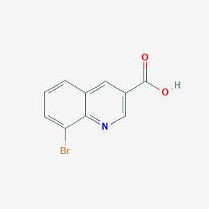 molecular formula C10H6BrNO2 B1289436 8-溴喹啉-3-羧酸 CAS No. 347146-16-1