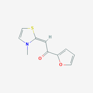 1-(Furan-2-yl)-2-(3-methylthiazol-2(3H)-ylidene)ethanone