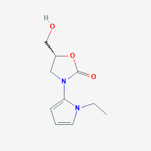 (R)-3-(1-Ethyl-1H-pyrrol-2-yl)-5-(hydroxymethyl)oxazolidin-2-one