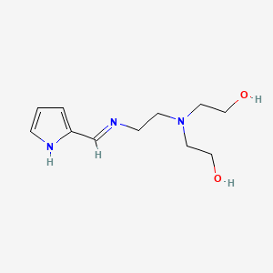 2,2'-((2-(((1H-Pyrrol-2-yl)methylene)amino)ethyl)azanediyl)diethanol