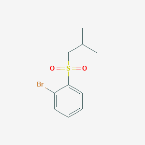 molecular formula C10H13BrO2S B1289470 1-Bromo-2-(isobutylsulfonyl)benzene CAS No. 444581-50-4
