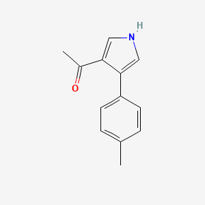 1-[4-(4-Methylphenyl)-1H-pyrrol-3-yl]ethan-1-one