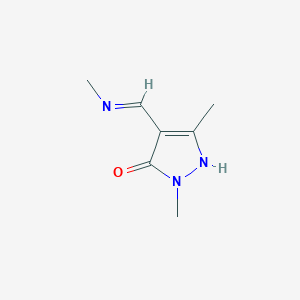 1,3-Dimethyl-4-((methylamino)methylene)-1H-pyrazol-5(4H)-one