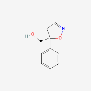 [(5R)-5-Phenyl-4,5-dihydro-1,2-oxazol-5-yl]methanol