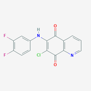 7-Chloro-6-(3,4-difluoroanilino)quinoline-5,8-dione