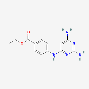 Ethyl 4-[(2,6-diaminopyrimidin-4-yl)amino]benzoate