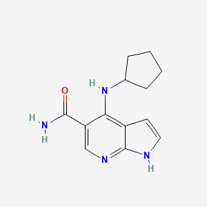 4-(Cyclopentylamino)-1h-pyrrolo[2,3-b]pyridine-5-carboxamide