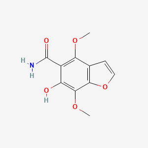 6-Hydroxy-4,7-dimethoxy-1-benzofuran-5-carboxamide