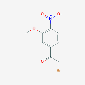 molecular formula C9H8BrNO4 B1289477 2-Bromo-1-(3-methoxy-4-nitrophenyl)-1-ethanone CAS No. 90725-63-6