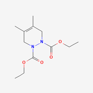 molecular formula C12H20N2O4 B12894784 Diethyl 4,5-dimethyl-3,6-dihydropyridazine-1,2-dicarboxylate CAS No. 7249-39-0